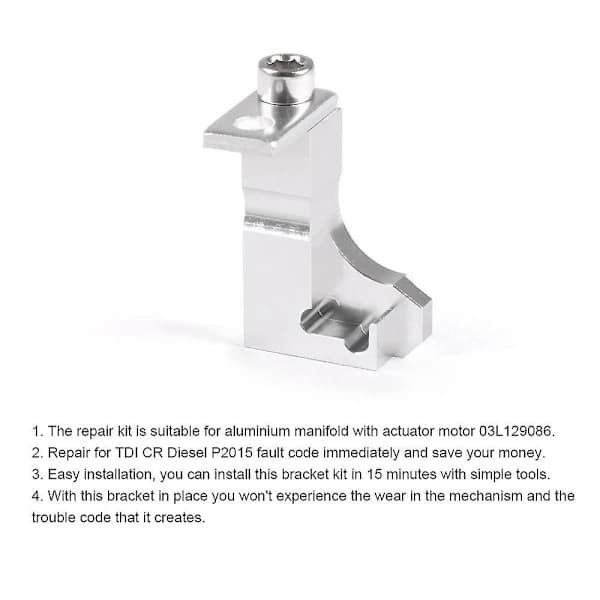 /EA/P2015 Reparationssæt til indsugningsmanifold til 2.0 Tdi indsugningsrør 03l129711e - Perfet-max