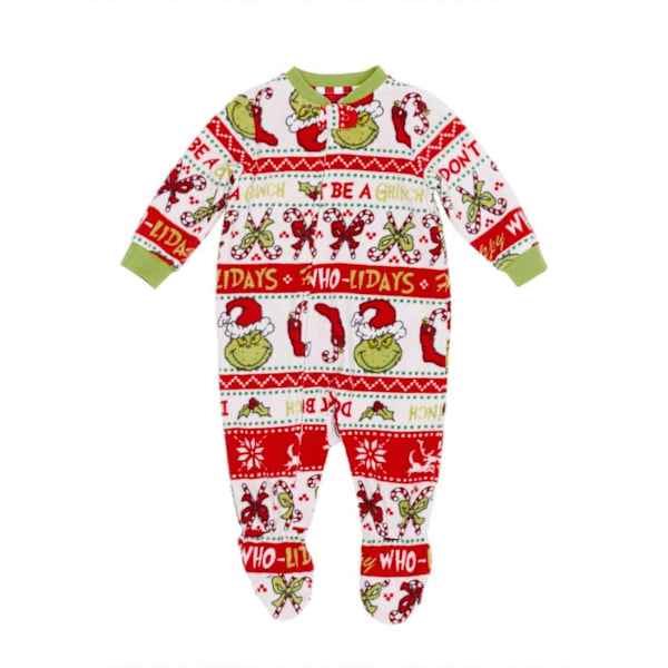 Grinchen som stal julen Herr Dam Glad Grinchmas Unisex Fleece Pyjamas Set Herr L