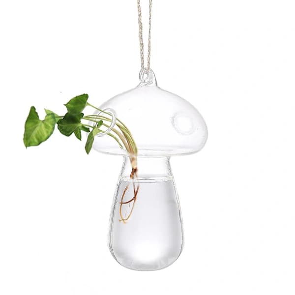 /EA/Unik sopp hydroponisk vase dekor med hampetau