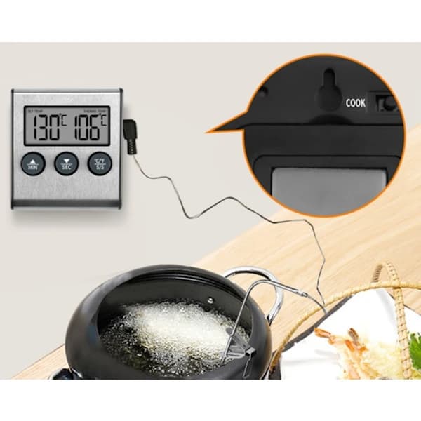 /EA/BBQ-låda makroner temporisering gaffel socker termometer sond