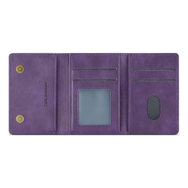 DG.MING Plånboksfodral med RFID-skydd och sedelfack - Lila
