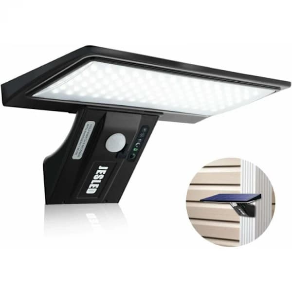 /EA/Utendørs solcellelampe, 90 LED solcelle bevegelsessensor sikkerhetslampe Wa