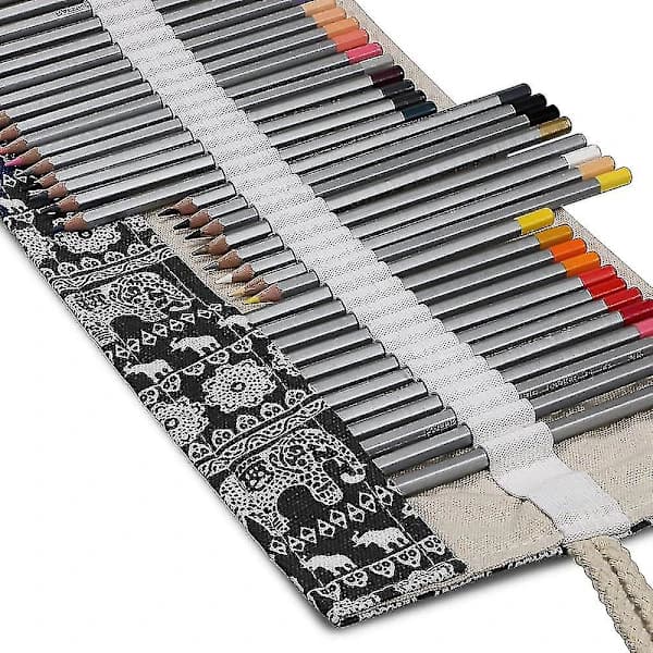 /EA/Canvas farvet penalhus 72 rum Farveblyantholder Organizer