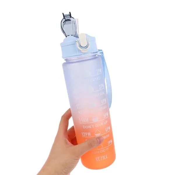 900ML Urheilujuomapullo Tiivis Pinkki