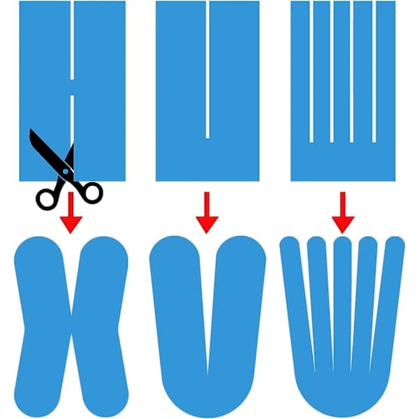 /EA/3 rullaa kinesiologiateippiä 5m x 5,0cm Eri värejä E-kirja Applica