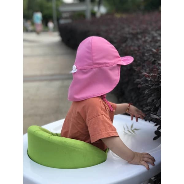 /EA/Myk solhatt for barn (rosa - justerbar hodeomkrets 48 - 54 cm)