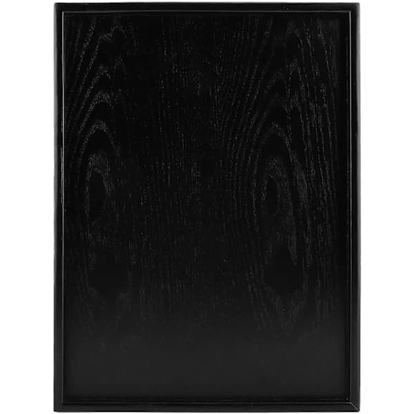 /EA/Te-brett rektangulær form massivt tre te kaffe snacks mat serveringsbrett tallerken restaurantbrett (40*30cm)