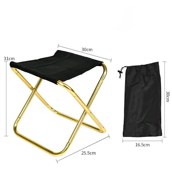 /EA/Fällbar campingstol, mini campingstol, Oxford aluminiumlegering