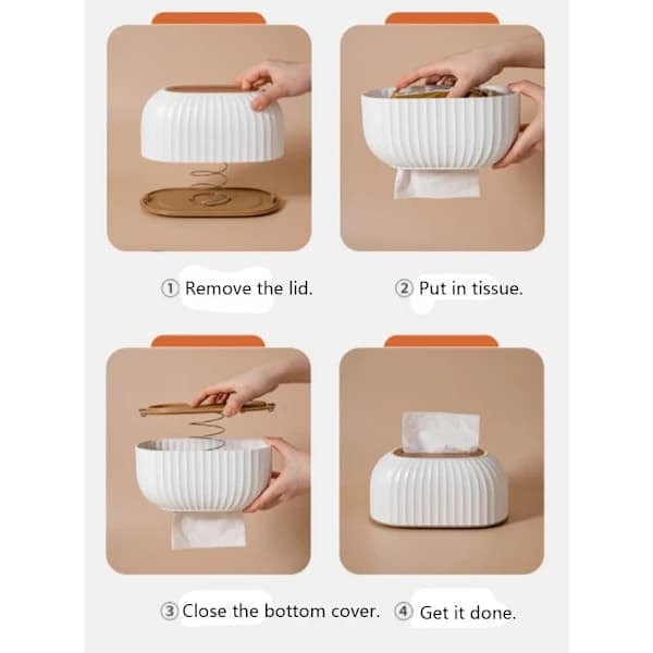/EA/Lyftande vävnadslåda för hemmet, vardagsrum, matsal, papper till
