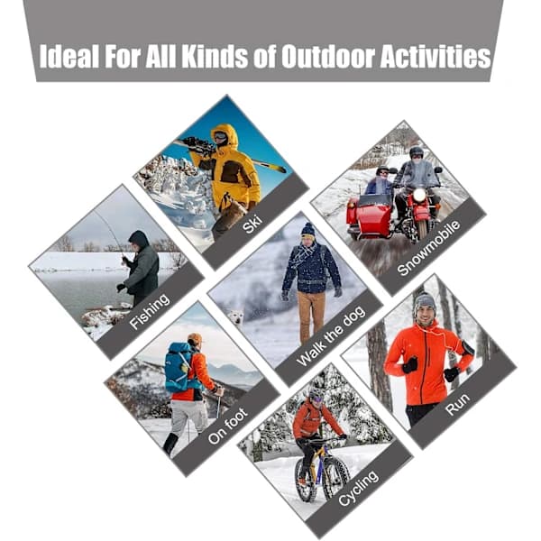 /EA/Grå kashmirfleece-ørevarmere pannebånd, lett passform ørevarmere vinter Spo