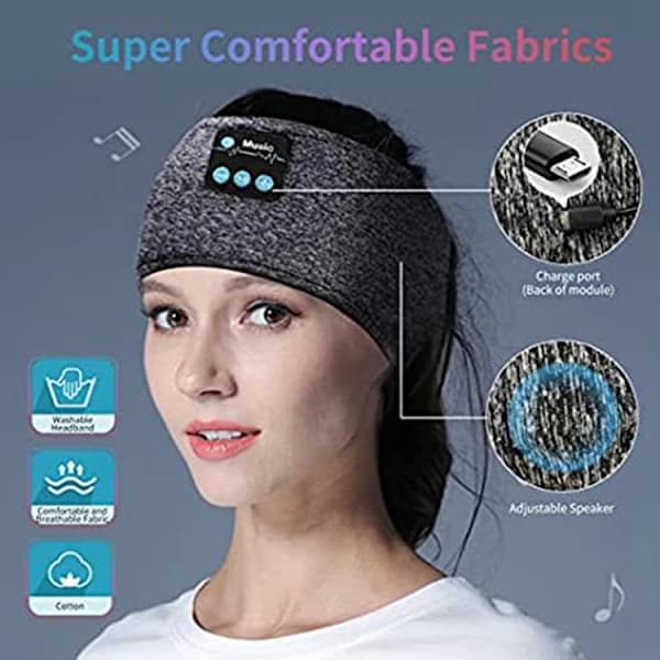 /EA/Trådløse Bluetooth-hovedtelefoner Sovende Bånd Headset Musik Headset