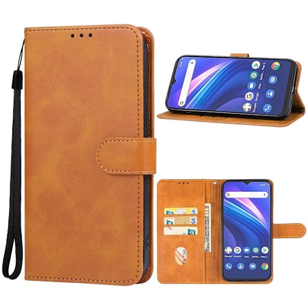/EA/Läder Telefonfodral För CUBOT P80 Brun