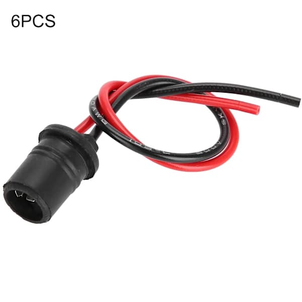 /EA/Sort ledningsnet stik Forbundet stik til T10 LED-pærer Xenon-pærestik 6