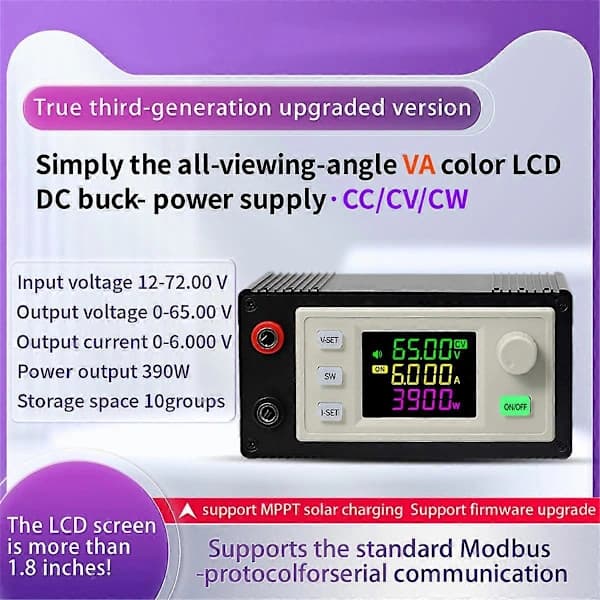 /EA/Vakiovirtalähde ja -jännite Step-Down Moduuli XY6509X (65V 9A 585W)