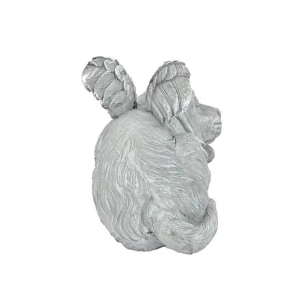 /EA/Mindesmærke for kæledyr, engelhund, æresstatue, gravsten, 25,5 cm, polyres