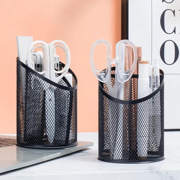 /EA/3-rums penholder til rund netpenholder skrivebordsorganisator