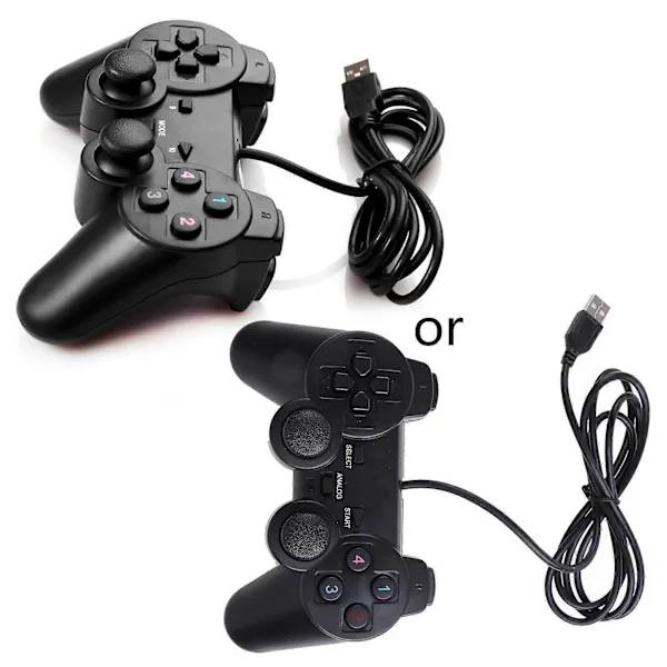 /EA/USB 2.0 Kablet Spilcontroller Gamepad Joypad Laptop PC Computertilbehør