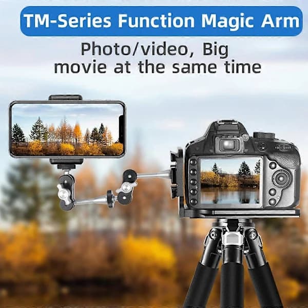 /EA/Universal justeringsfäste 1/4 Aluminiumlegering Mini Magic Arm Stativ för Telefon TM2
