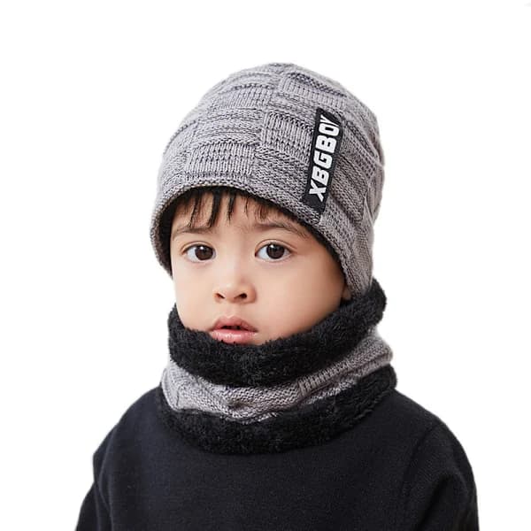 /EA/Plys fortykket uldhat 2-6 år gammel efterår og vinter børn