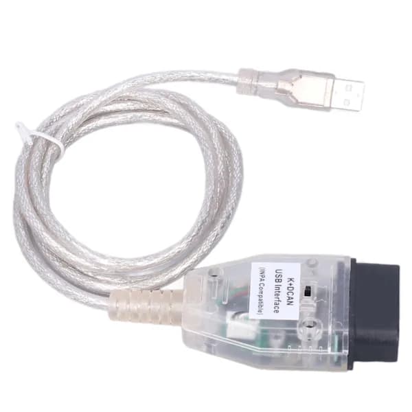 /EA/Bildiagnostikkverktøy Kabel K+DCAN OBD2 USB Kabelgrensesnitt med Veksling Erstatning for Serie 1 E81 E82 E83 E87 E88 20042011