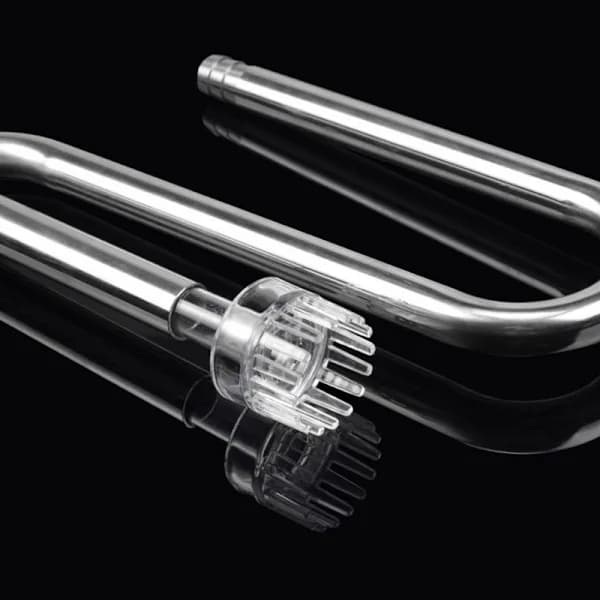 /EA/Lily Pipe Ind- og Udløbsrør i Rustfrit Stål til Akvarium med Planter og Fisk 12mm