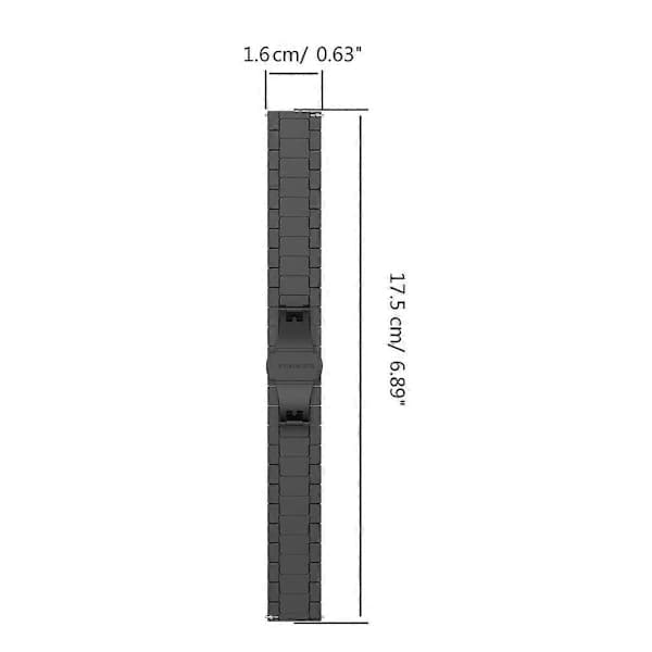 /EA/Armbånd i rustfrit stål, åndbart og svedafvisende til Keep B3/B4/B6-ur