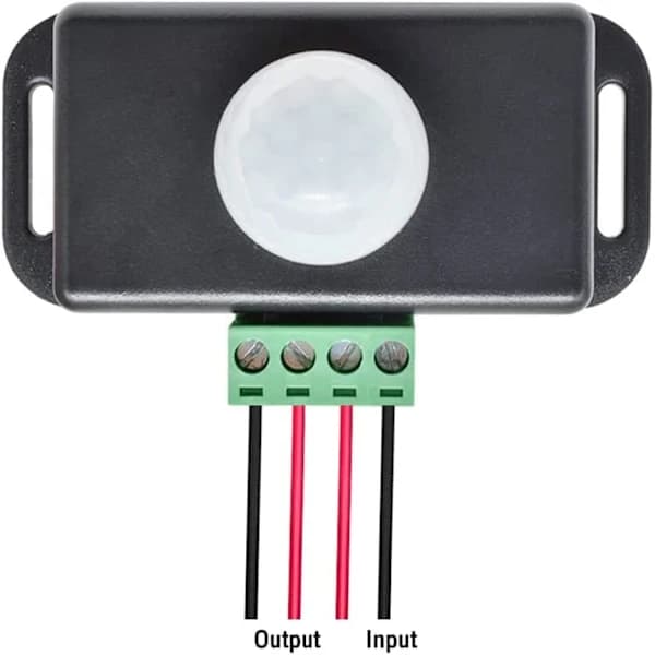 /EA/DC12V 8A Justerbar Rörelsesensor Automatisk Strömbrytare för Skåp, Vardagsrum, Trappor, Garage, LED-Strip Lights.