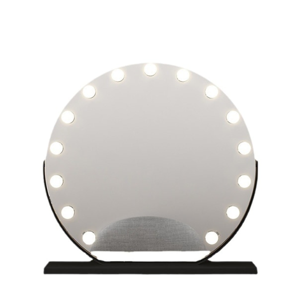 40 cm Hollywood spegel bärbar bärbar plug-in laddning intelligent sminkspegel livesändning fyllning ljus dimmer LED glödlampa spegel