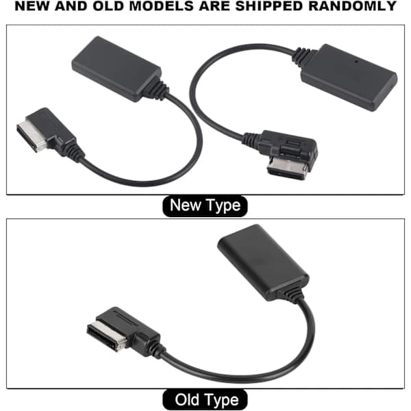 5-12V Lydkabel, Bluetooth 5.0 AUX Musikintegrationsadapter Lydkabel til AMI MMI MDI