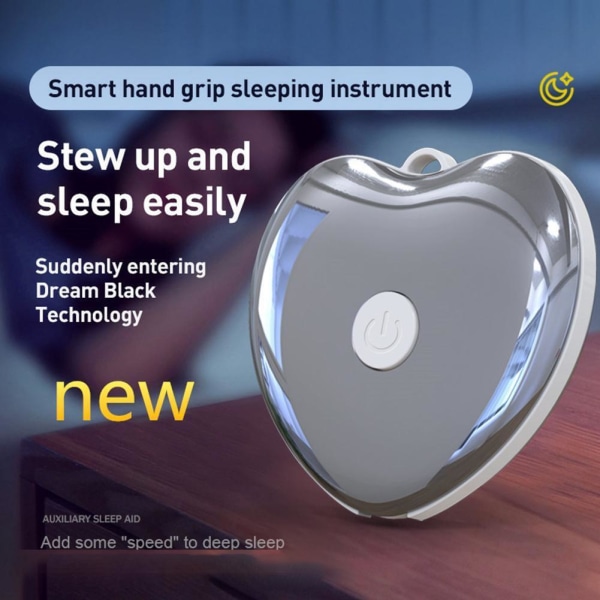 Chill Pill-enheten håndholdt ergonomisk søvnhjelpemaskin Forbedre søvnavlastning Svart