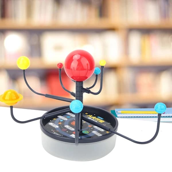 /EA/DIY Samling Planetarium Solsystem Otte Planeter Model Operativt Lærings Instrument