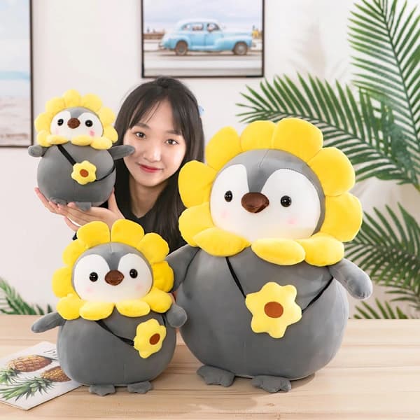 /EA/Pingviini Pehmolelu Auringonkukka Pehmo Kawaii Lelu Lapsille