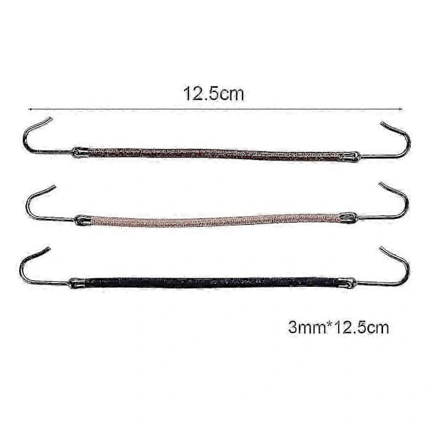 /EA/20 st Hårstyling Hästsvanskrokar, Hårklämmor Elastiska Band, Kvinnor Flickor Po