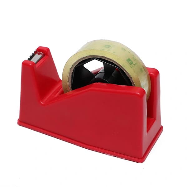 /EA/Praktisk Tejpdispenser 16,3 × 7,2 × 8,3 cm - Röd