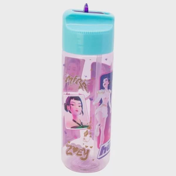 K-Pop Demon Hunters -vesipullo pillillä 540 ml – BPA-vapaa Tritan-pullo