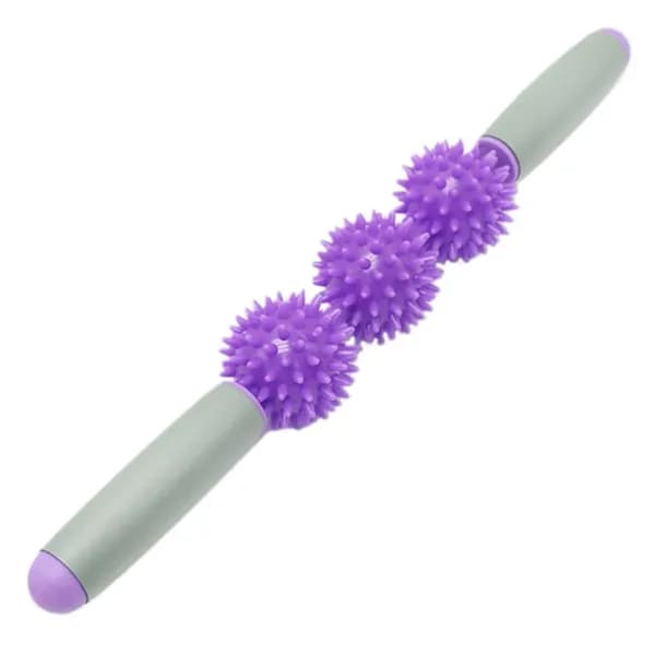 /EA/Massage Roller Muskelroller Stick Triggerpunkt Spikar Massageapparat Muskelroller Akupressurterapi, (Lila)