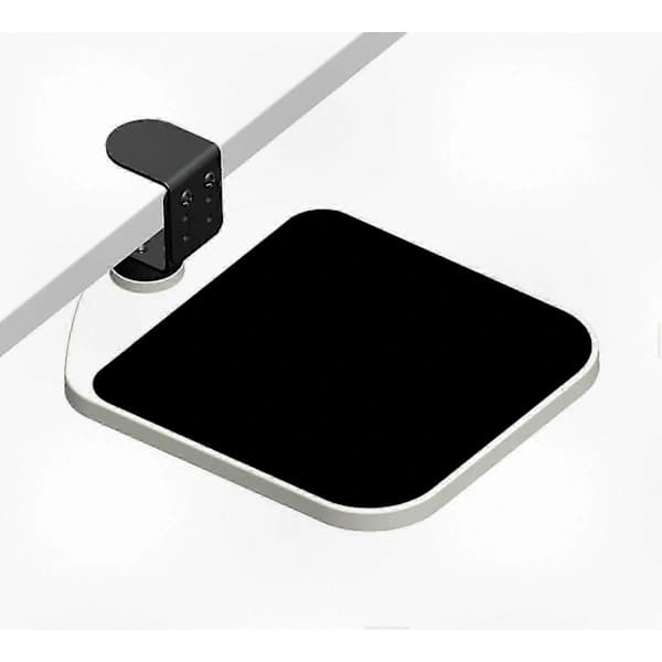 /EA/ Drejelig Komfort Musemåtte Platform til Under Skrivebord Håndledsstøtte (Hvid)