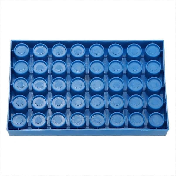 Rørstativ for Autosampler-hetteglass 20 ml Blå