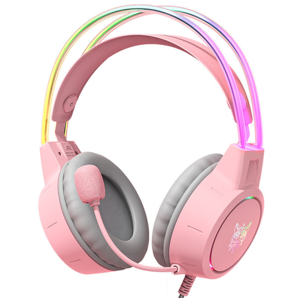 Uusi tuote ONIKUMA x15pro kuulokkeet tietokonekuulokkeet peli kana langallinen e-sports headset Pink