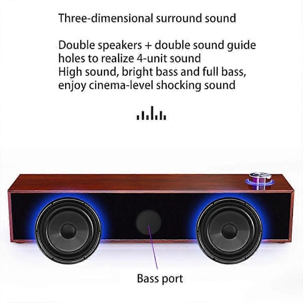 /EA/Bärbar Bluetooth-kompatibel Datorhögtalare för Bärbara Datorer Högkvalitativt Ljud Bluetooth-anslutning