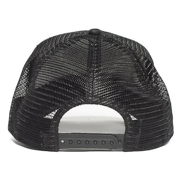Sort Panter Mesh Cap Sommer Baseball Cap Trucker Hat (1 stk - Sort)