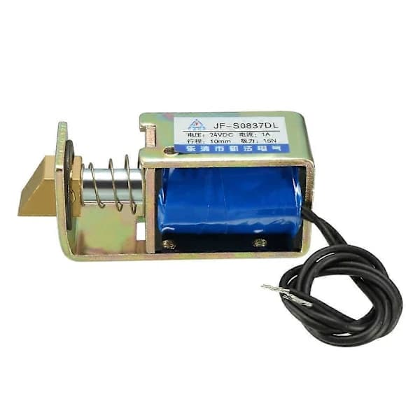 /EA/Elektromagnet DC 6V 12V 24V Push Pull Type 10mm Slaglængde Solenoid Magneter DC24V