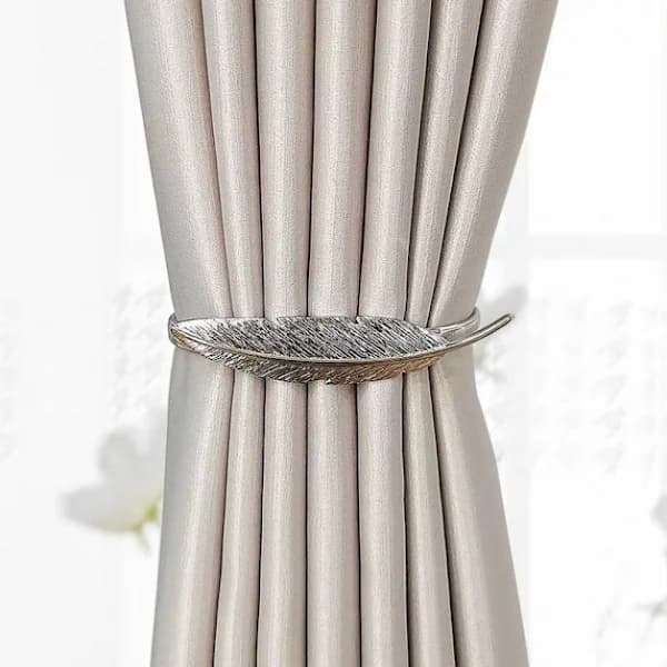 /EA/ 2-delt fjerdesign i guld og sølv, enkel og elegant, wi