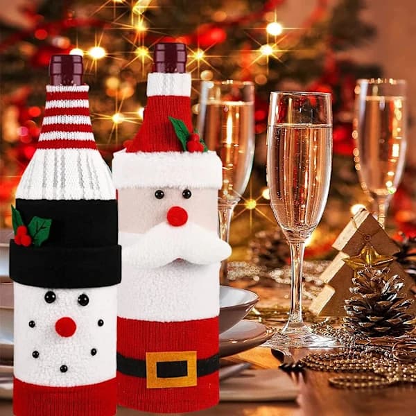 /EA/Jultomte Vinflaskset, 2 st Jultomte Vinflaskset, Ha