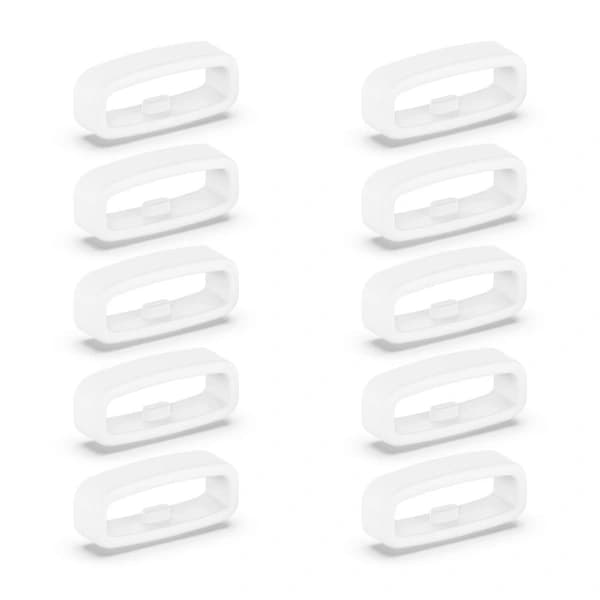 /EA/Silikonfästring 18/20/22mm Remhållare Ersättningstillbehör 18MM Vit