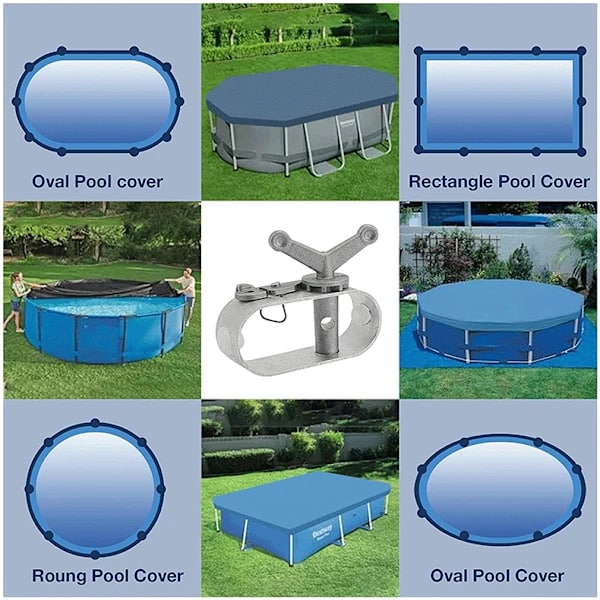 /EA/Poolskyddskabelvinschkit för ovanjordspool vinter