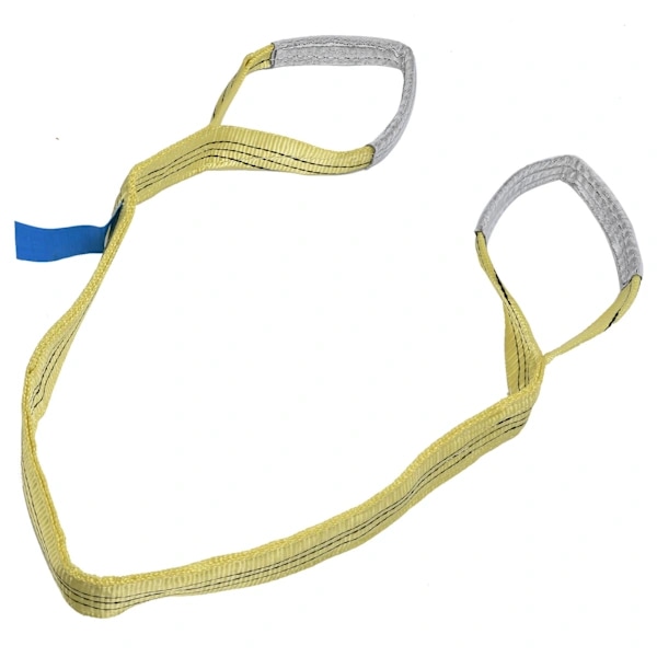 /EA/3T flat løftestropp PES webbing Høyfast lastekrantilbehør Bred 75mm 2 meter