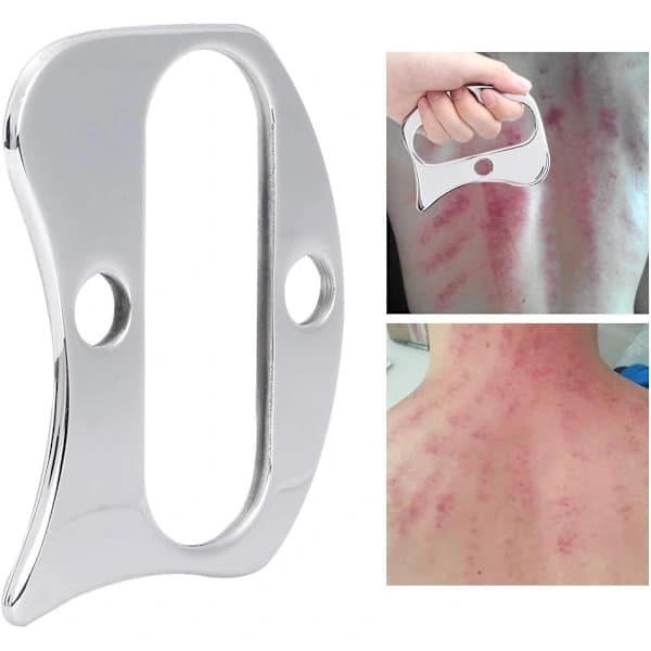/EA/Skrabeværktøj til massage, skrabeværktøj i rustfrit stål, s