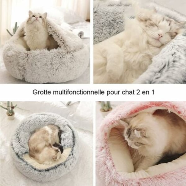Ineasicer Fluffy Cat Bed Anti Stress Ekstra myk beroligende hundeseng XL Sofa