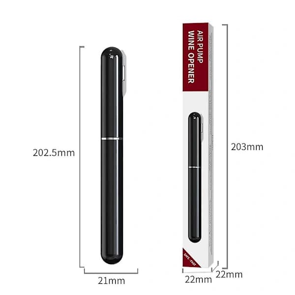 /EA/Bærbar luftpumpe vinåbner pneumatisk proptrækker gadget